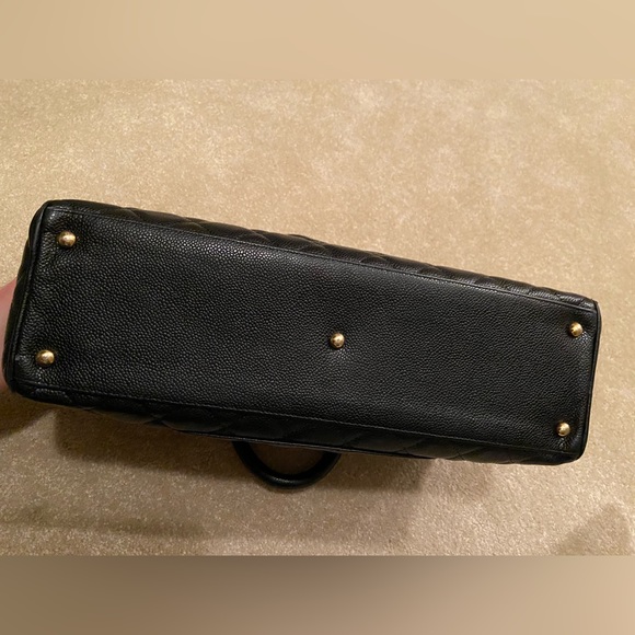 Authentic Chanel caviar bowler bag black - Picture 7 of 11